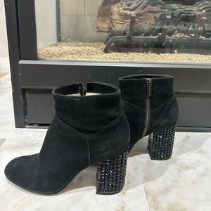 Micheal Kors black heeled boot